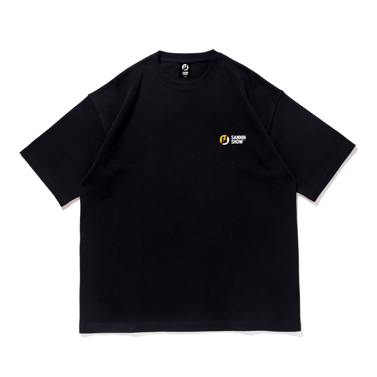 SANNINSHOW STANDARD LOGO TEE / BLACK