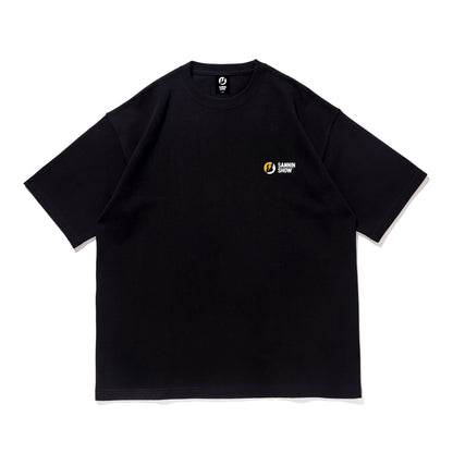 SANNINSHOW STANDARD LOGO TEE / BLACK