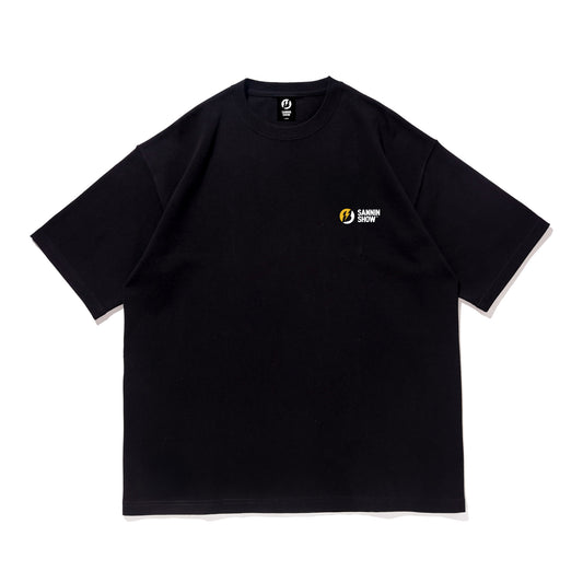 SANNINSHOW STANDARD LOGO TEE / BLACK