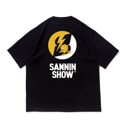 SANNINSHOW STANDARD LOGO TEE / BLACK