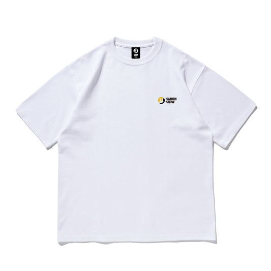 SANNINSHOW STANDARD LOGO TEE / WHITE