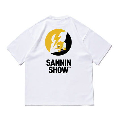 SANNINSHOW STANDARD LOGO TEE / WHITE